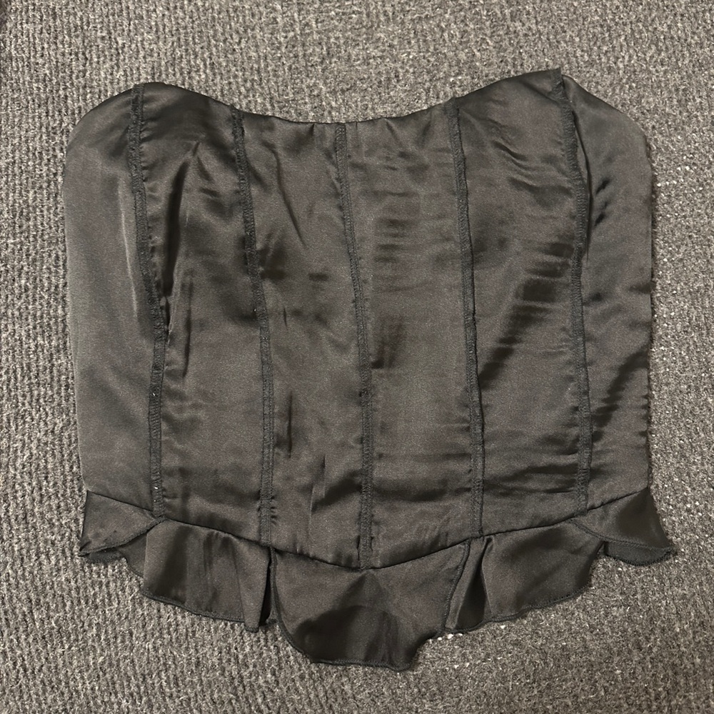 Black free people corset top.